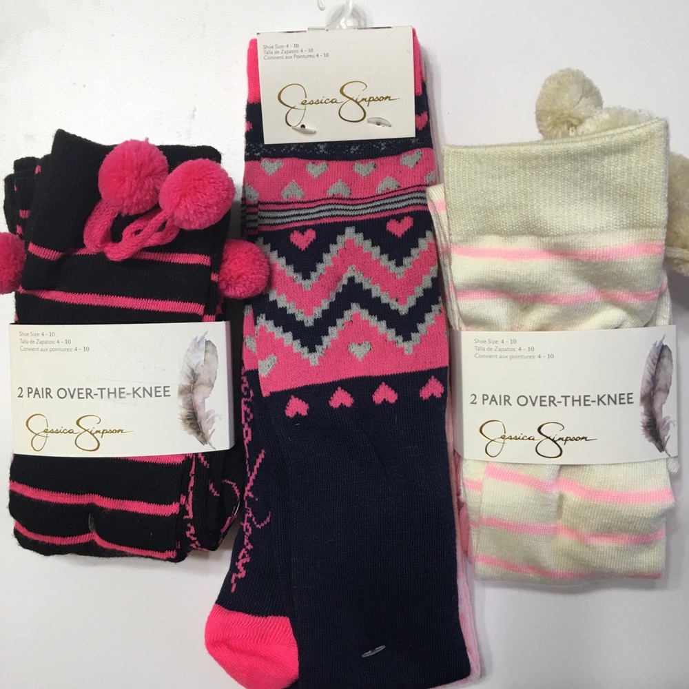 Brand new 6 pairs Jessica Simpson socks size 4-10